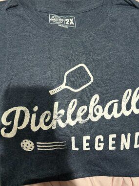 Crazy Dog T-Shirts Pickleball Legend Funny Sarcastic Graphic Tee Men's 2XL
